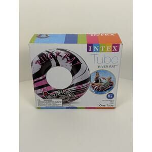 New In Box Intex Inflatable River Rat 48" Floating Tube Pink 68209WA 2015